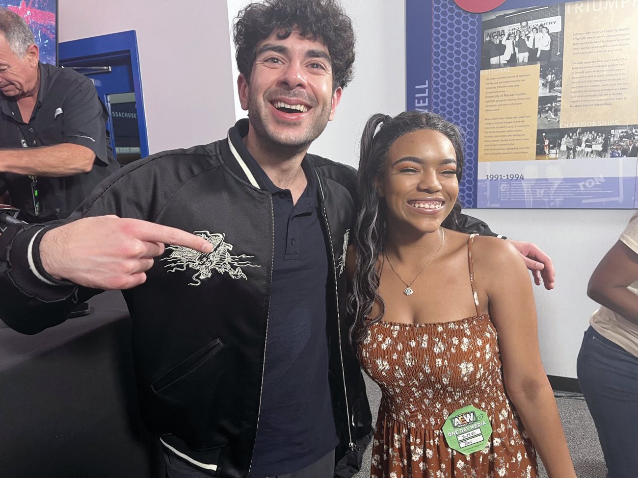 SHE’S THE ONE:  Tony Khan, owner of AEW knows exactly who Jaychele Nicole Schenck is.